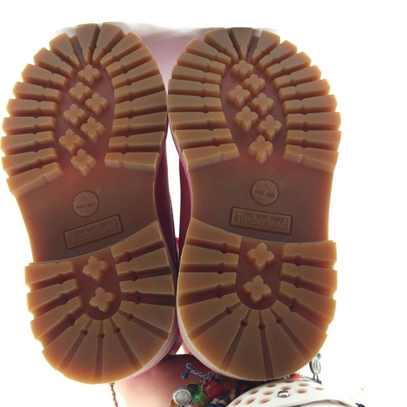 Timberland Toddler Girls Boots Pink Sz 10 NWB - Picture 6 of 8